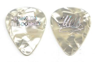 Eddie Van Halen Signature Bring On The Donkey White Pearl Guitar Pick 2004 Tour