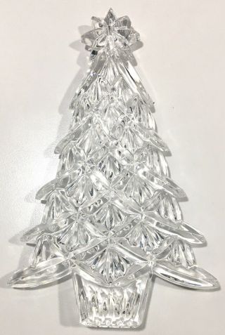 Christmas Ornament Glass Waterford Crystal Christmas Tree 5 Inch
