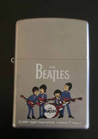 The Beatles Zippo Lighter - Silver
