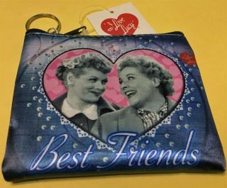 I Love Lucy - Best Friends Are Forever - Coin Purse With Key Ring