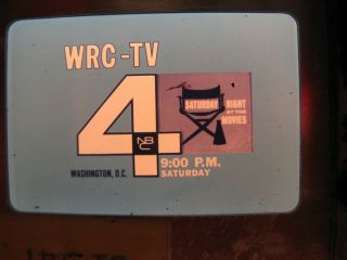 Vintage " Saturday Night At The Movies " Promo Director Chair Nbc Logo