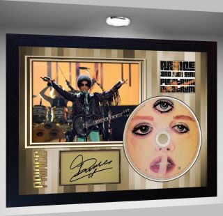 Prince 3rd Eye Girl Plectrum Electrum Framed Photo Reprint Poster Cd Disc 2