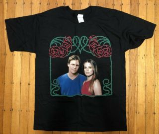 Charmed Witches Tv Show Love Spell T - Shirt,  Hollie Marie Combs & Brian,  Size L