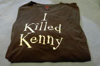 Vintage South Park " I Killed Kenny " T - Shirt,  Black,  Fashion Victim,  Men 