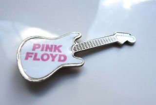 Vintage Pink Floyd Pin Badge Prog Heavy Rock Guitar Circ 1980 
