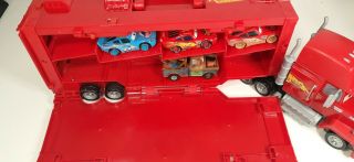 Disney Pixar Cars MACK hauler transporter storage carrier/handle W/CARS H1 3