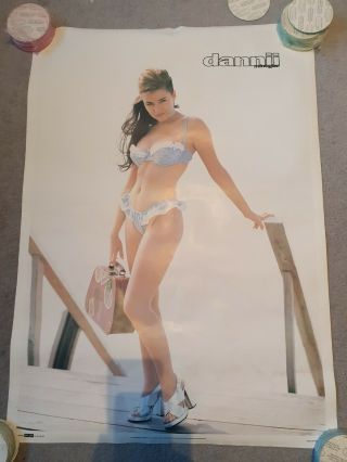 Dannii Minogue Bikini 1993 Rare Promotional Shop Display Poster