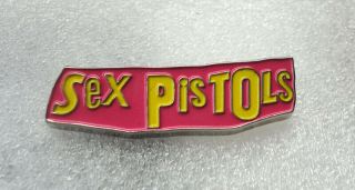 Pre - Owned Sex Pistols Punk Rock Pin Badge Sid Vicious Johnny Rotten