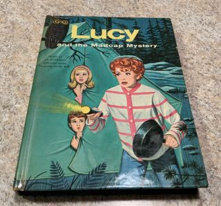 Vintage 1963 Whitman Tv Book " Lucy And The Madcap Mystery " Desilu Productions