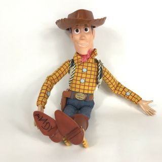 Disney Pixar Toy Story Talking Sheriff Woody 15”pull - String Doll