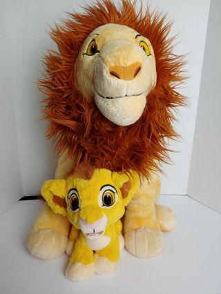 Rare Lion King Adult Simba Plush 18 " Large Authentic Disney Store Stamp,  Baby