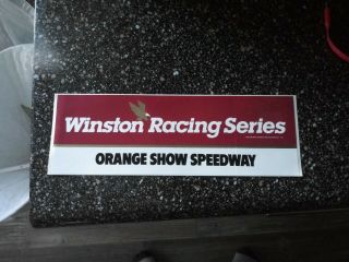 Orange Show Speedway Bumper Sticker From The 80s