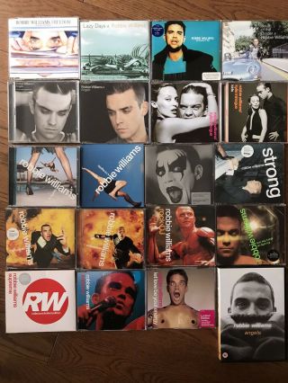 Robbie Williams Singles 19x Cd 1x Dvd Bundle