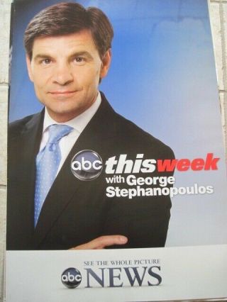 George Stephanopoulos Abc Tv Series Promotional Poster