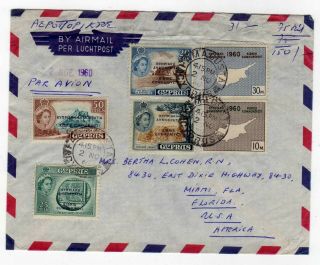 Cyprus 1960 Cover,  Commissioner 