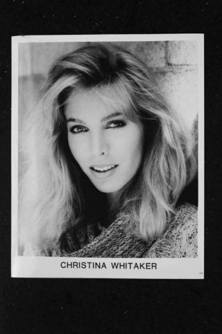 Christina Whitaker - 8x10 Headshot Photo W/ Resume - B - Movies