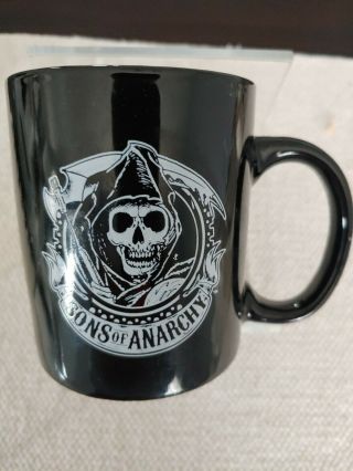 Sons Of Anarchy Grim Reaper Logo Road Gear 11oz Coffee Mug - 3 5/8 "