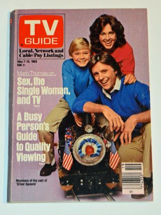 Cast Of " Silver Spoons " - Ricky Schroder - 37 Year Old 1983 Tv Guide Near