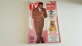 Tv Guide May 8 14 1993 Arsenio Leno Letterman Chevy Tori Spelling
