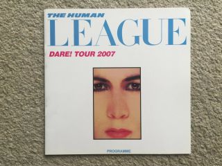 Rare.  The Human League Dare Tour Programme 2007