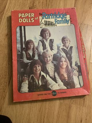 Vintage Partridge Family Paper Dolls David Cassidy Susan Dey Danny Bonaduce