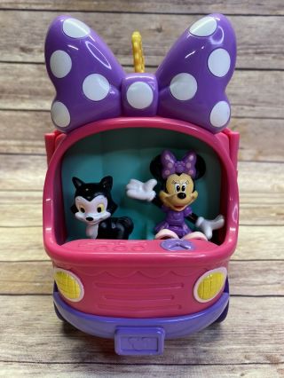 Fisher Price Disney Minnie Mouse Bow - tique Minnie ' s Pet Tour Van Fold & Go 2