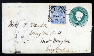India 1892 Cover To England Dg17