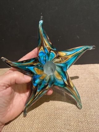 Murano Style Starfish Paperweight 3