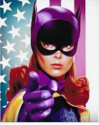 Batman 66 Tv Series 8x10 Studio Portrait Of Yvonne Craig As Batgirl