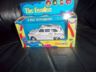 The Beatles Corgi Die Cast Model No.  58007 Newspaper Taxi And