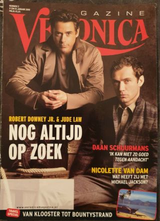Clippings Cuttings - Robert Downey Jr Jude Law Cover Story - S - 181