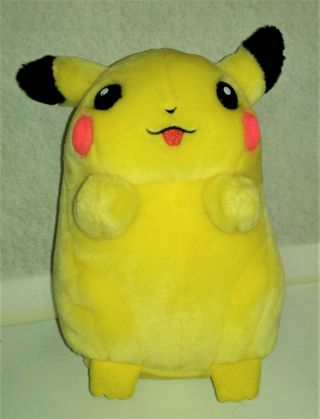 1998 Pokemon I Choose You Pikachu Talking 8 " Plush Doll