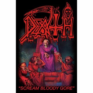 Death Scream Bloody Gore Textile Poster Official Premium Fabric Flag