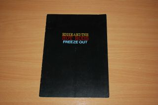 Eddie And The Hot Rods - Rare 1976 Uk Tour Programme Punk Program Aswad