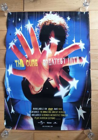 The Cure Greatest Hits Record Company Promotional Poster Ultra Rare
