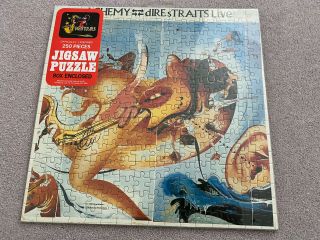 Rare Dire Straits Live Alchemy 12” Vinyl Jigstars 250 Jigsaw Puzzle -