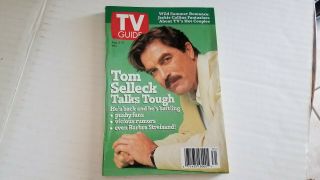 Tv Guide August 5 11 1995 Tom Selleck Jackie Collins