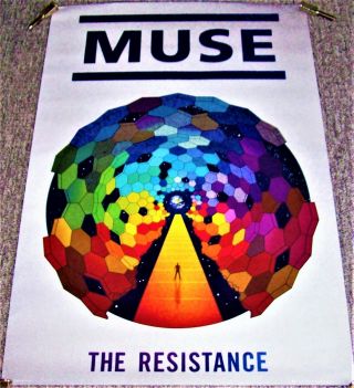 Muse U.  K.  Stunning Rare Record Company Promo Poster 