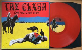 The Clash Give Em More Rope 2020 Uk Red Vinyl Lp