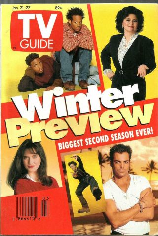Tv Guide - 1/1995 - Winter Preview - Melanie Griffith - Charlton Heston - Michele Lee