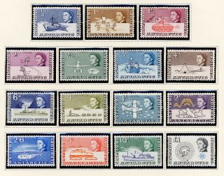 British Antarctic Territory 1963 Definitive Stamp Set 1 - 15 Mh Cv $200