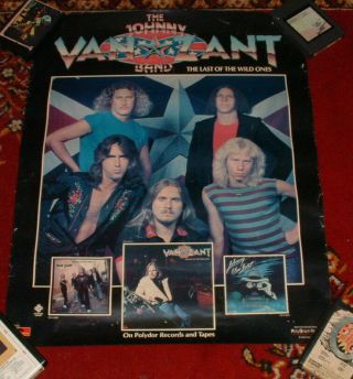 Johnny Van Zant Band Last Of The Wild Ones Promo Poster Lynyrd Skynyrd