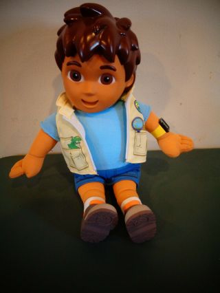 2006 Fisher Price Nickelodeon Jr Dora The Explorer Diego Talking Boy Doll Toy