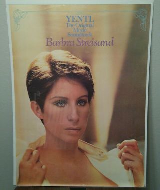 Barbra Streisand Yentl Movie Soundtrack Poster Rolled 35x48 Rare