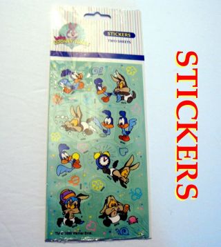 Htf Rare Small Baby Looney Tunes Stickers 1998 Warner Bros Road Runner,  Coyote
