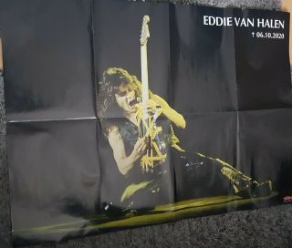 Eddie Van Halen Poster 82 X 59 Cm David Lee Roth Sammy Hagar Journey Ac/dc Kiss