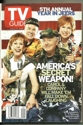 Tv Guide - 1/2002 - Stars Of The Carol Burnett Show - America 