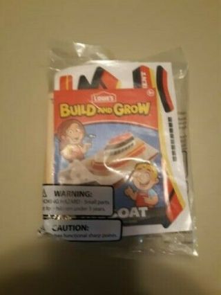 Fire Boat Lowes Build And Grow Kit With Patch And
