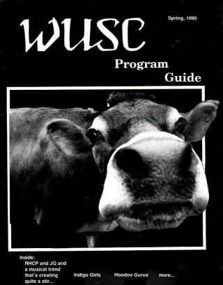 Ultra - Rare Indigo Girls Interview Wusc Program Guide Spring 1990 Only 1 On Ebay