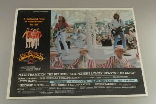 1978 BEE GEES SGT PEPPERS LONELY HEARTS CLUB BAND MOVIE LOBBY CARDS (3) 2